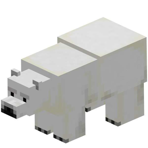 Белый медведь в Майнкрафт 0.16.0