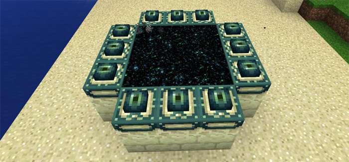 Сид на деревню и крепость в Эндер для Minecraft 0.15.0
