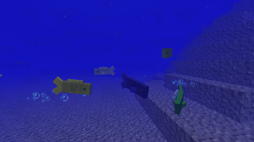 скрин подводный мир Майнкрафт 1.4