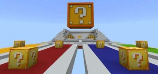 Скачать карту Лаки Блоки для Minecraft PE на Андроид
