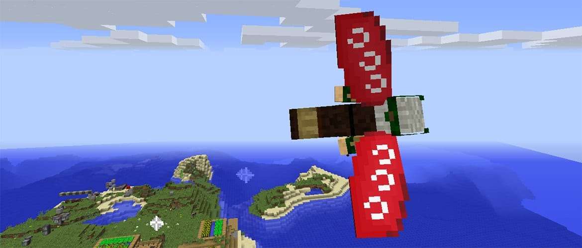 Крылья с эффектом фейерверка в minecraft 1.6 скрин Крылья с эффектом феерверка
