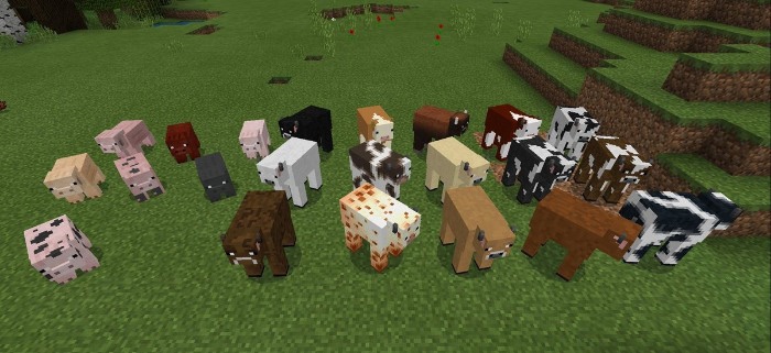 Новые домашние животные в Майнкрафт 1.9.0