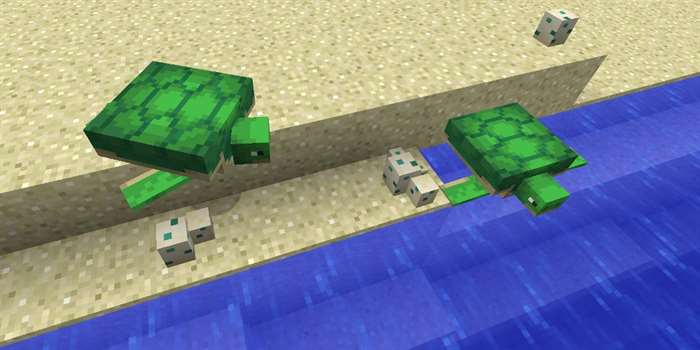 Яица Черепахи в Minecraft 1.5.3