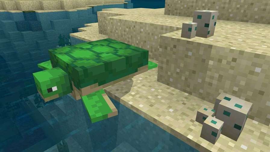 Черепахи в Minecraft PE 1.5.1