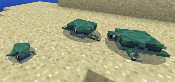 Черепахи в Minecraft 1.5.3