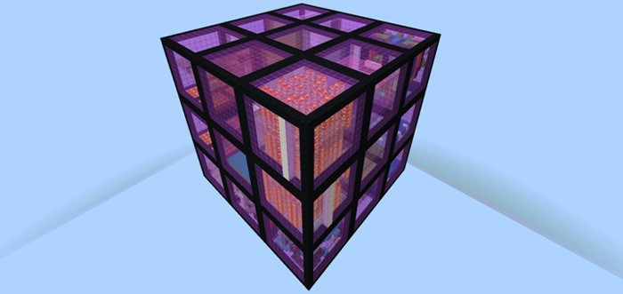 Карта Куб для Майнкрафт 1.2.8