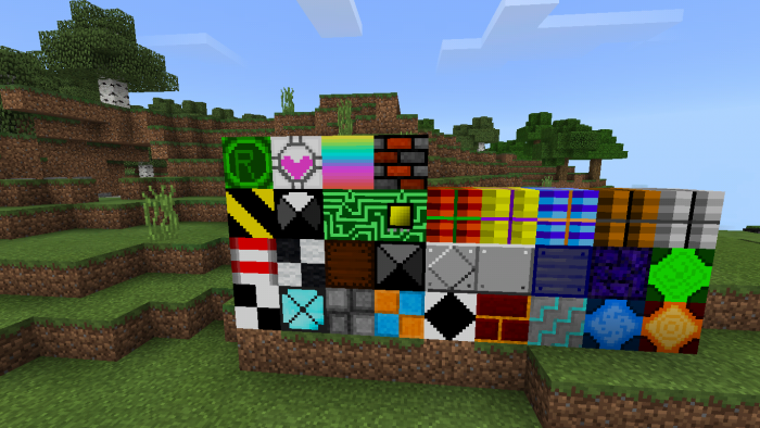 Мод на разноцветные блоки в Майнкрафт 1.11.0