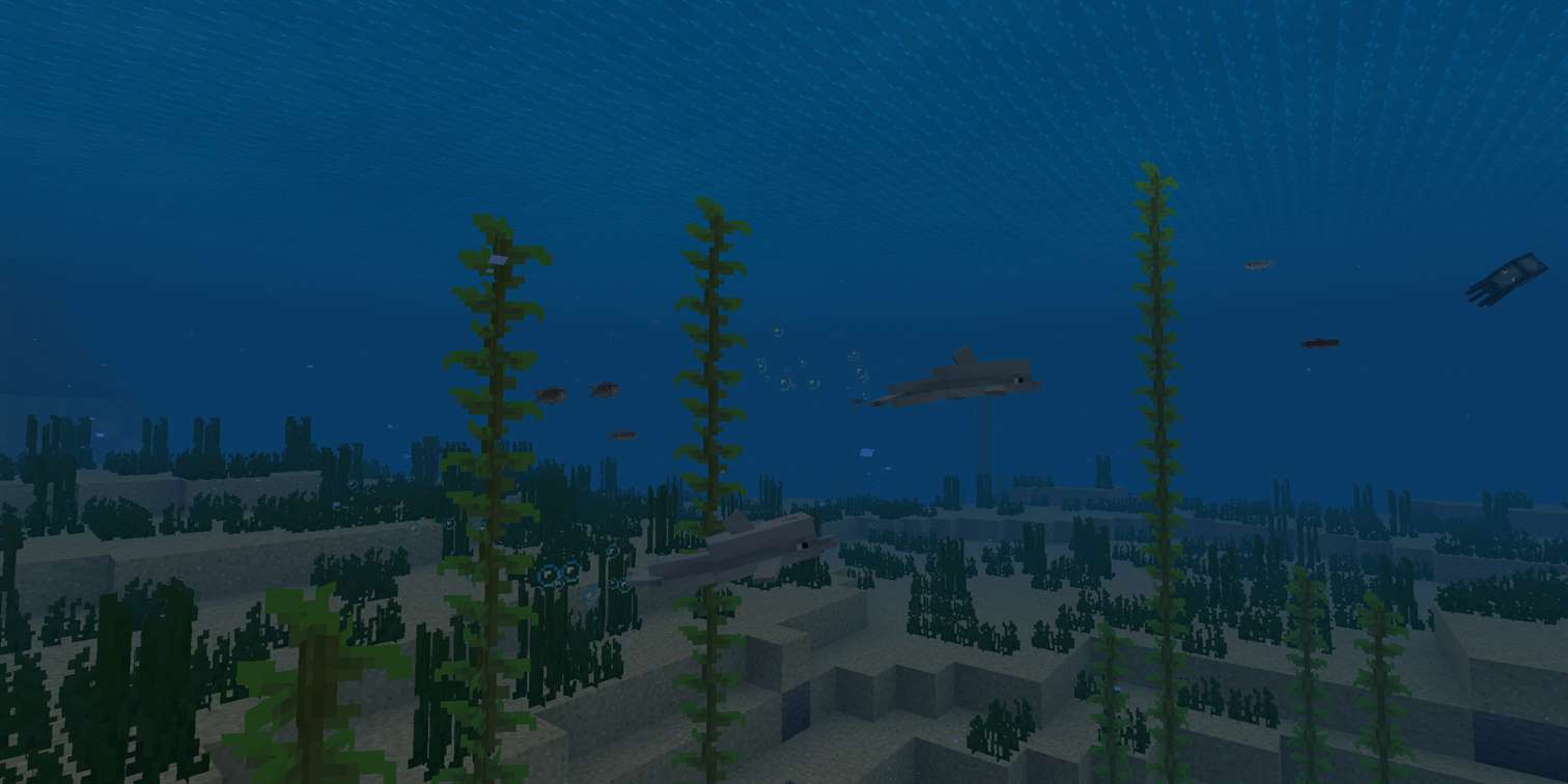 Дельфины в Minecraft PE 1.5.2