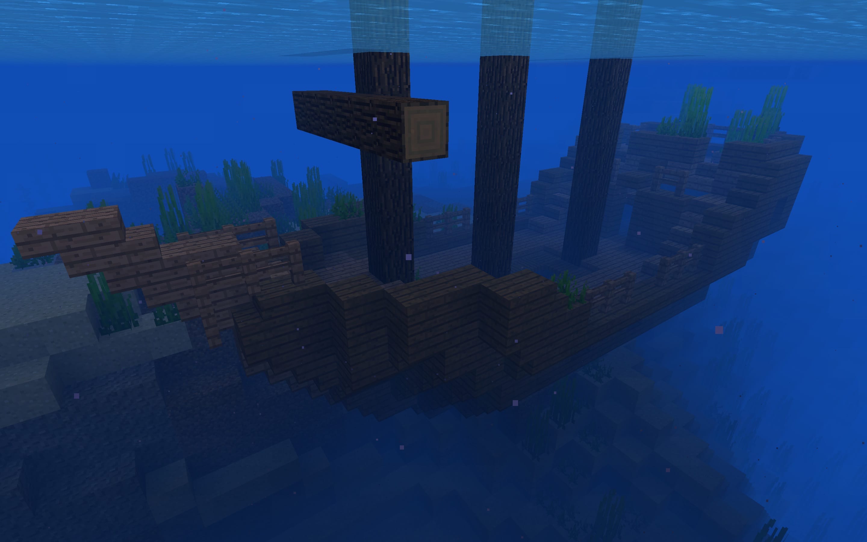 Затонувший Корабль в Minecraft PE 1.5.2