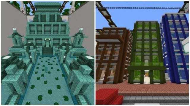 Скачать карту на коридорный паркур в Minecraft PE