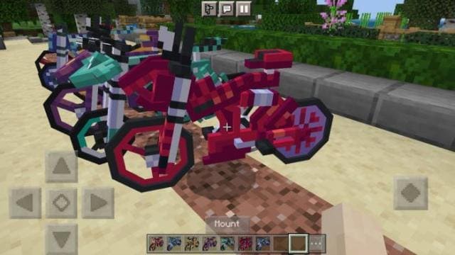 Скачать мод на горные велосипеды в Minecraft PE