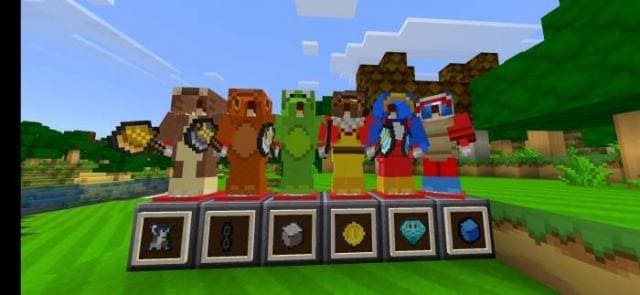 Скачать текстуры на мир Марио в Minecraft PE