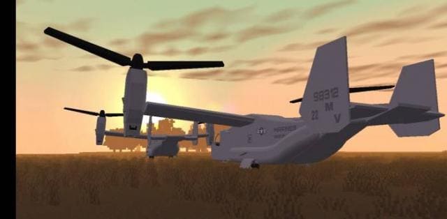 Демонстрация самолета в игре 3