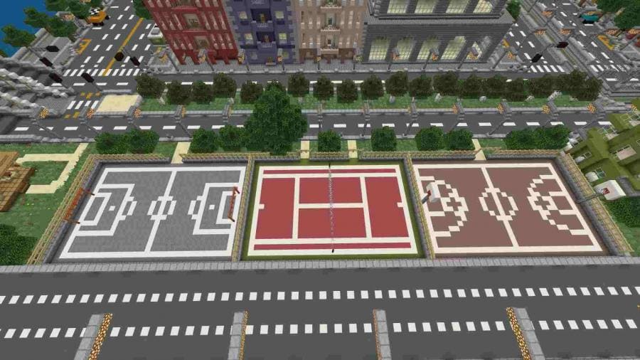 Скачать карту на современный город в Minecraft PE