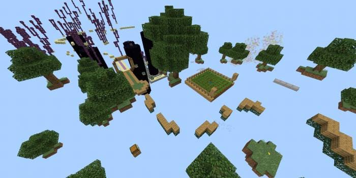 Скачать карту на прекрасный забег в Minecraft PE