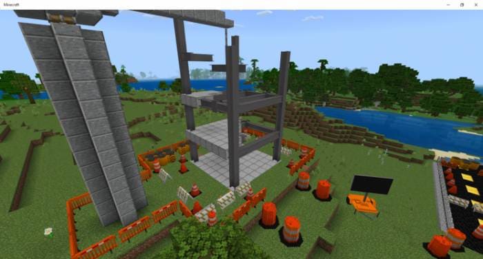 Скачать мод на строительные блоки в Minecraft PE