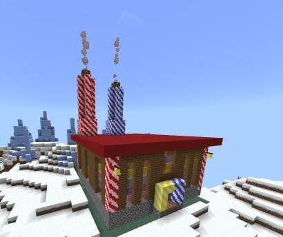Скачать мод на рождественский мир в Minecraft PE
