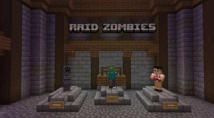 Скачать карту на рейд зомби в Minecraft PE