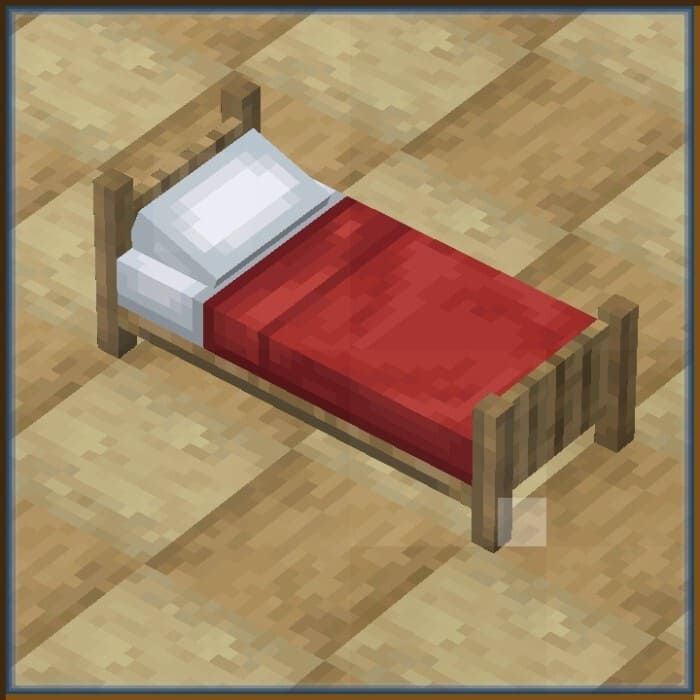 Скачать текстуры на проработанные кроватки в Minecraft PE