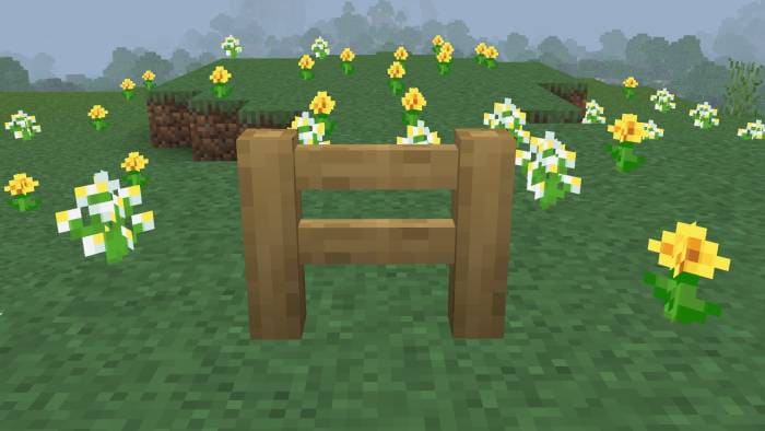 Скачать текстуры на аккуратный забор в Minecraft PE