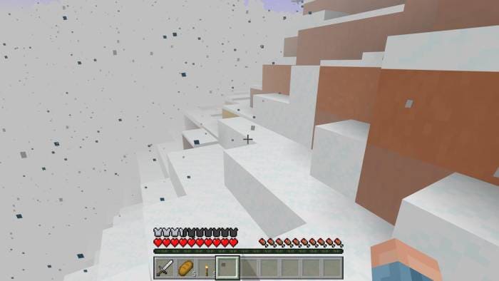 Скачать мод на замерзший мир в Minecraft PE