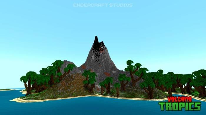 Скачать карту на тропические острова в Minecraft PE