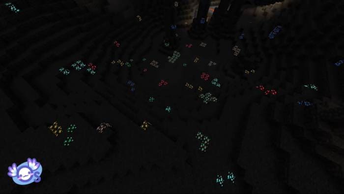 Скачать текстуры на светящиеся руды в Minecraft PE