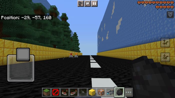 Скачать карту гонки на вагонетках в Minecraft PE