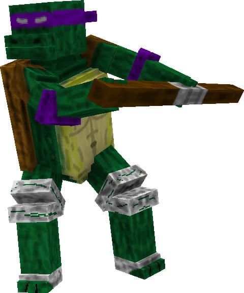 Скачать мод на черепашек-ниндзя в Minecraft PE