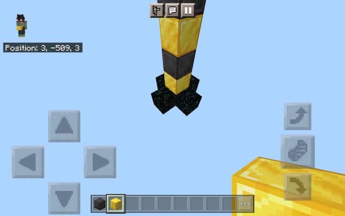 Скачать мод на неограниченное небо в Minecraft PE