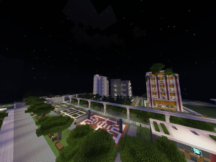Скачать карту шикарный город в Minecraft PE