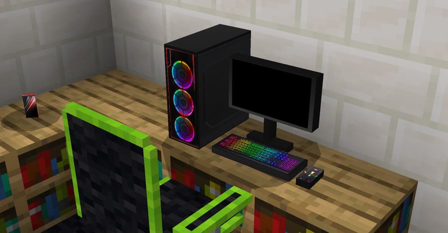 Скачать мод на геймерскую мебель в Minecraft PE