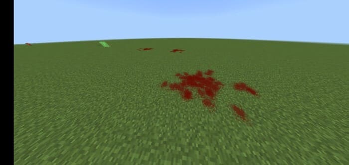 Скачать текстуры на пятна крови в Minecraft PE