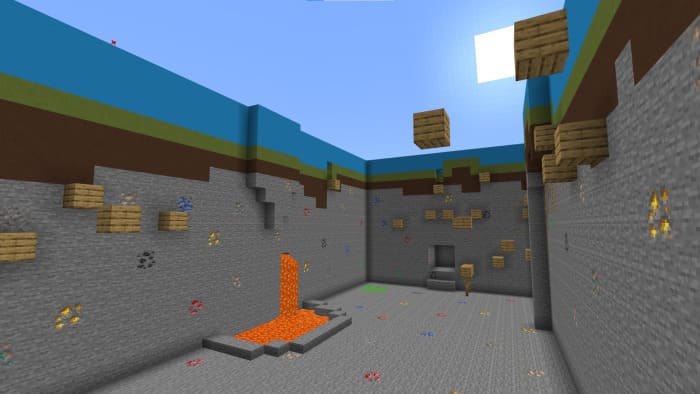 Скачать карту игровая зона в Minecraft PE