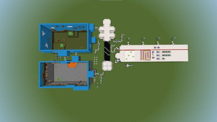 Скачать карту игровая зона в Minecraft PE