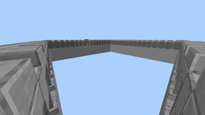 Скачать карту тренировку мостов в Minecraft PE