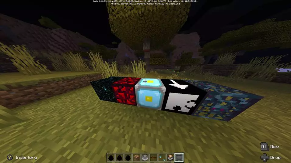 Все предметы в моде для Minecraft PE