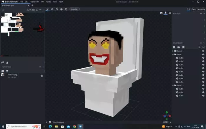 Скачать мод на босса Скибиди туалета в Minecraft PE