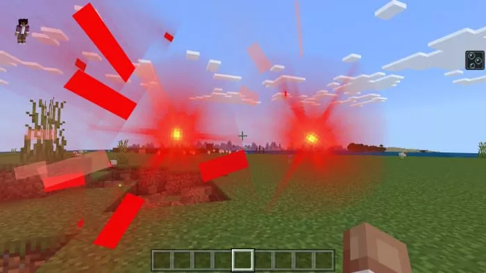 Скачать мод на лазерные глаза в Minecraft PE