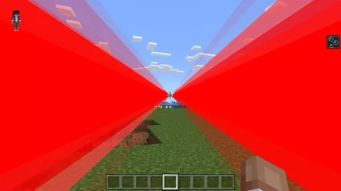 Скачать мод на лазерные глаза в Minecraft PE